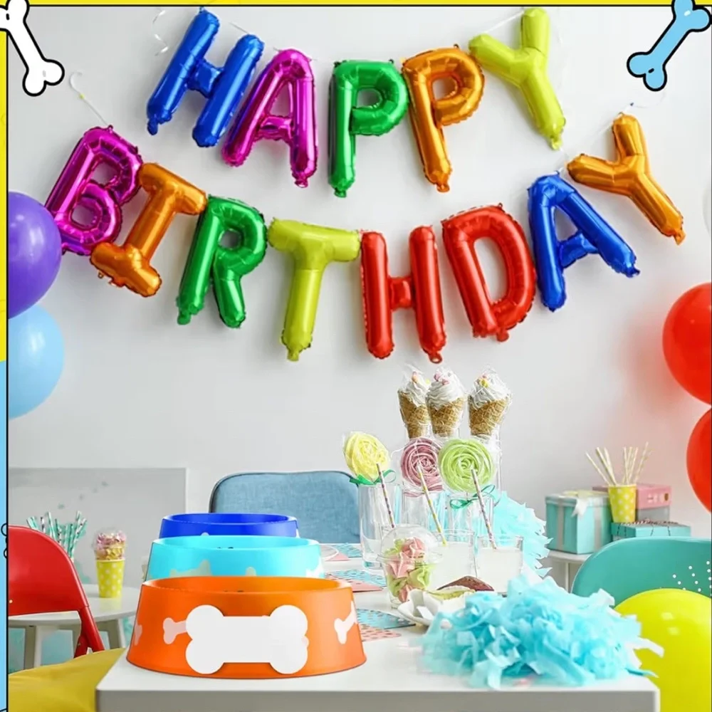 Party dog bowls: brand new, never opened - Picture 4 of 5